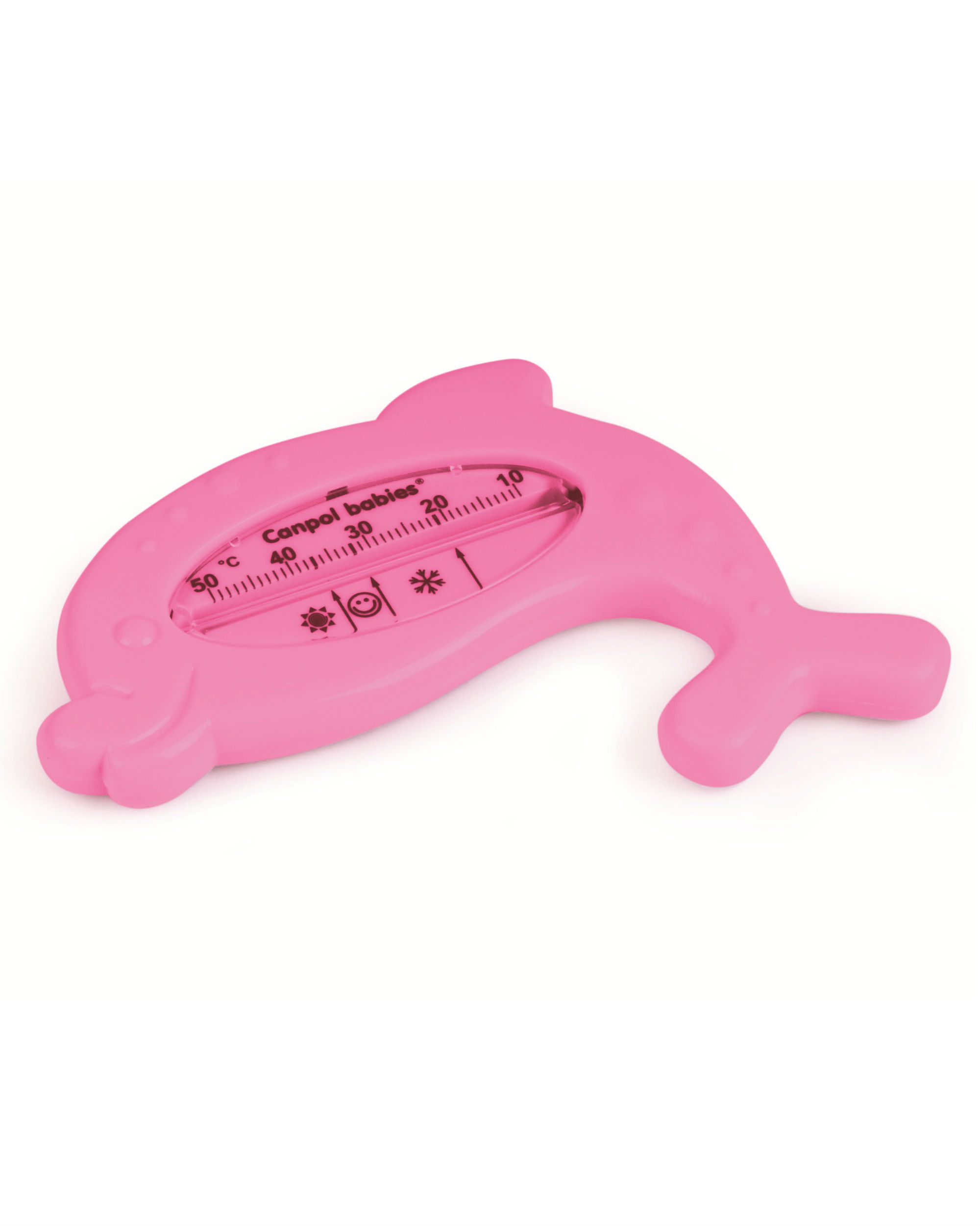 Термометр для ванны – дельфин - розовый  